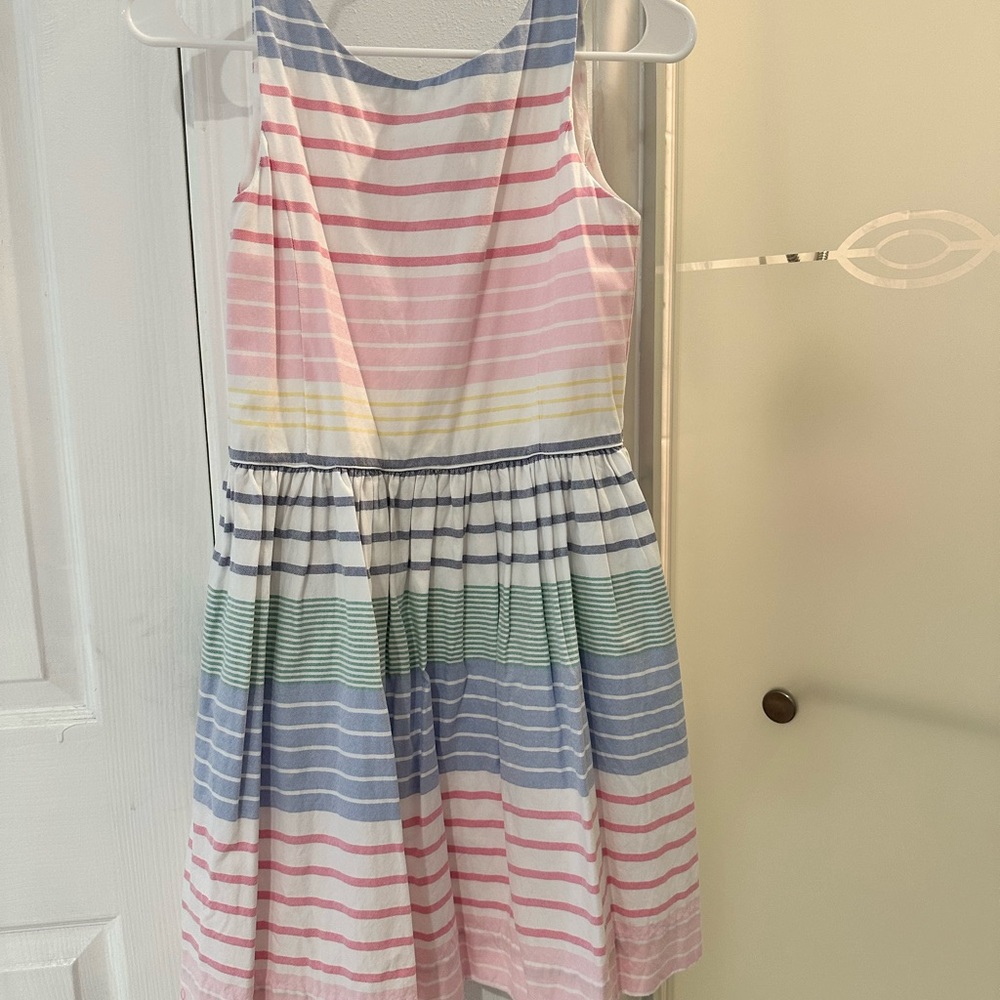 Girls striped polo dress size: 14